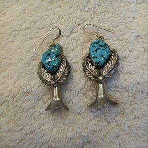 Harry B Yazzi Sterling & Turquoise Earrings